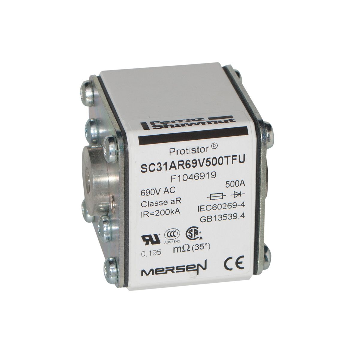 F1046919 - Size 31 type TTF without indicator aR 500 A 690VAC